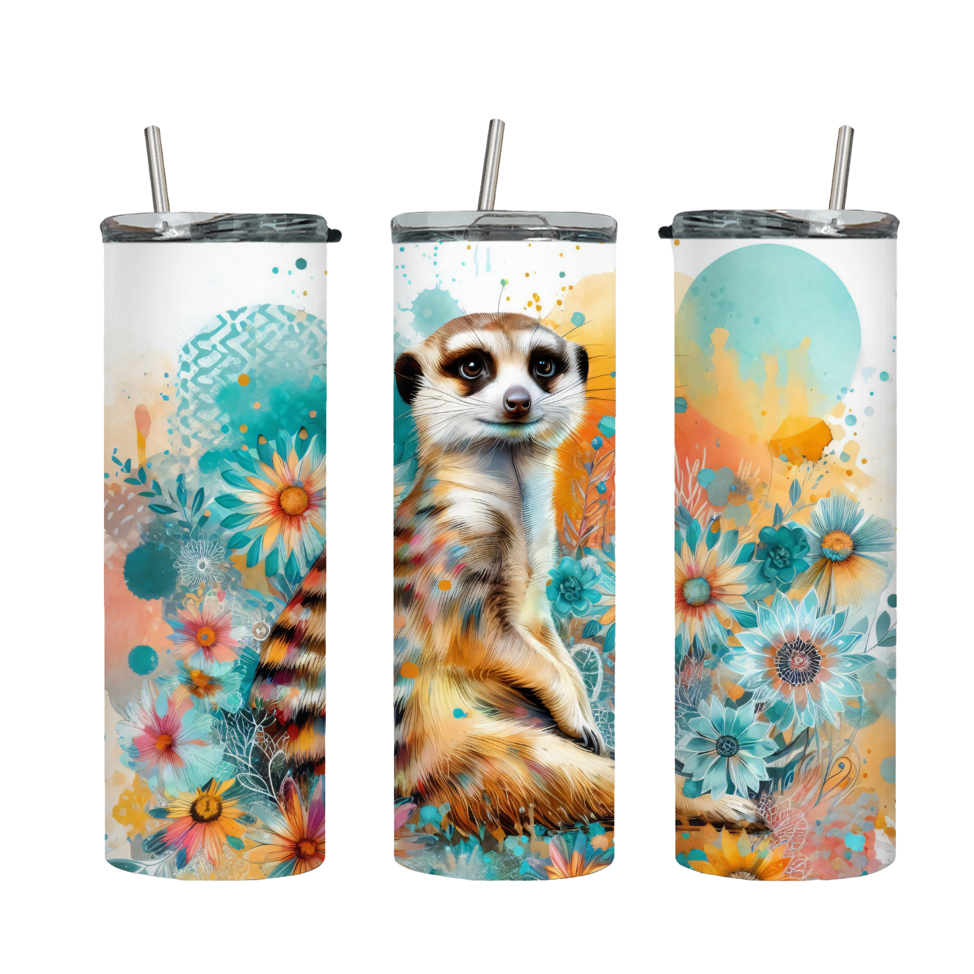 Tumbler mit Steckdeckel "Erdmännchen" - Emmilous