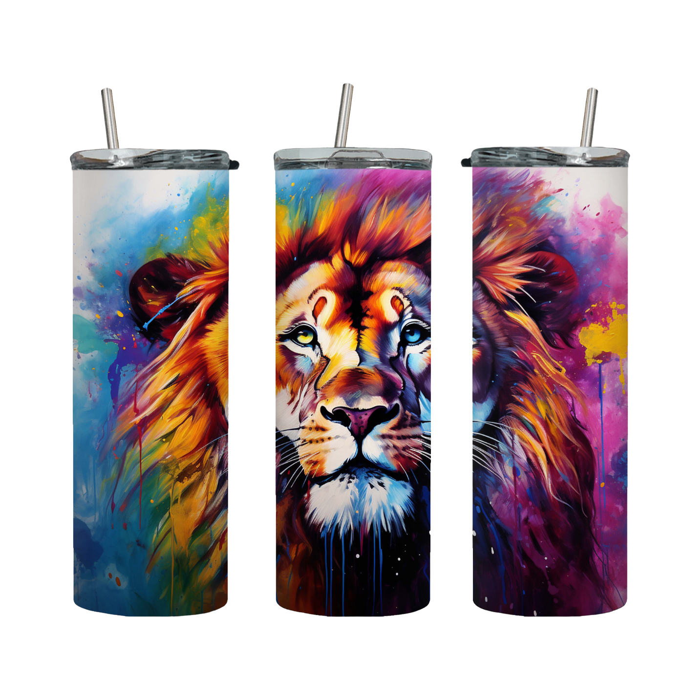 Tumbler mit Steckdeckel "Löwe" - Emmilous