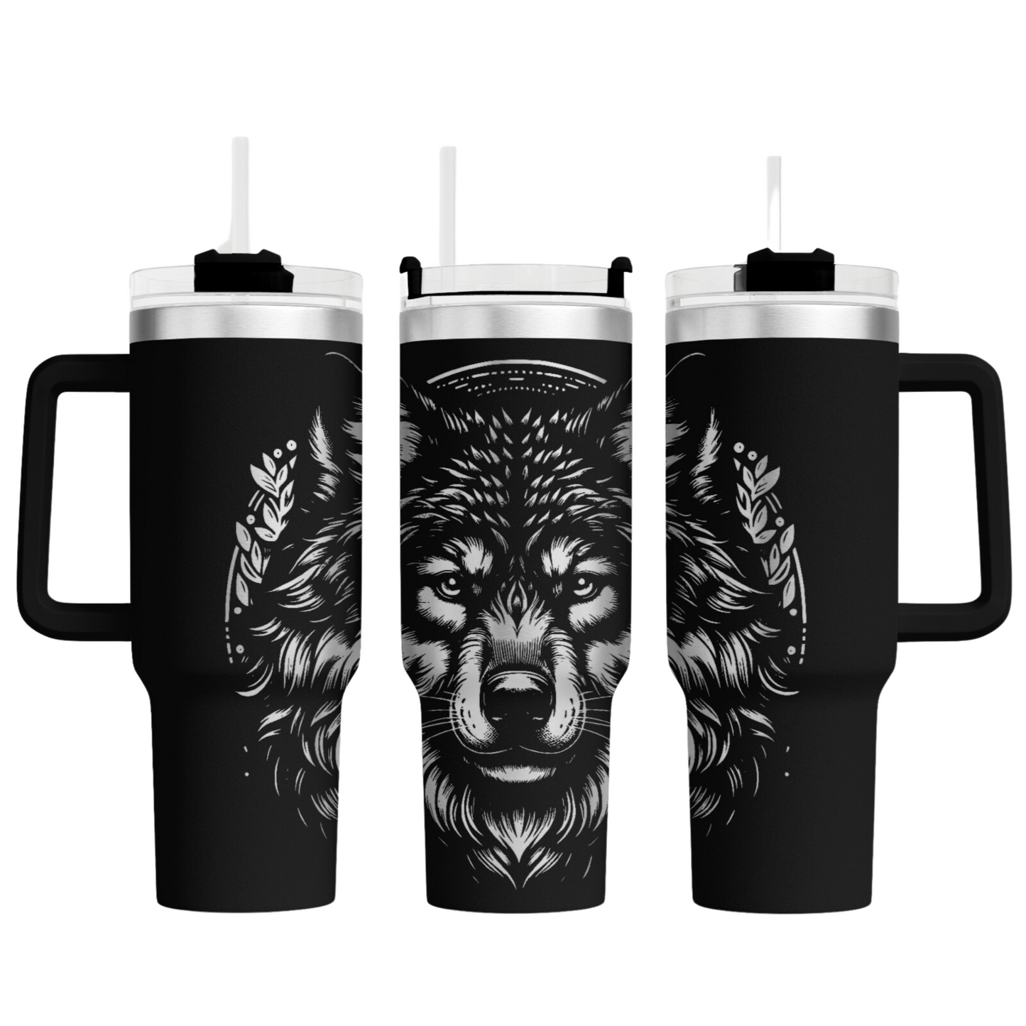 Tumbler mit Henkel "Wolf"