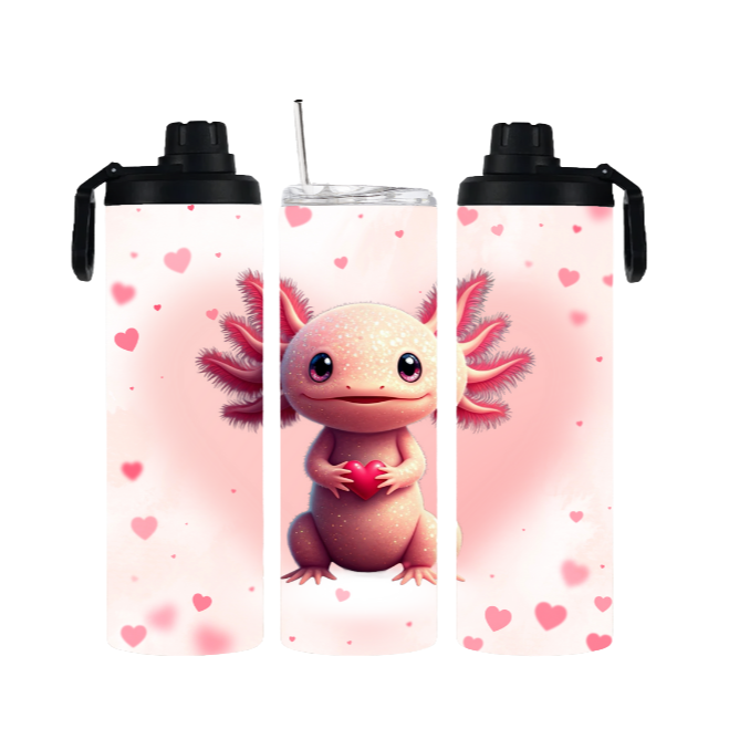 Tumbler mit Schraubverschluss "Axolotl" - Emmilous