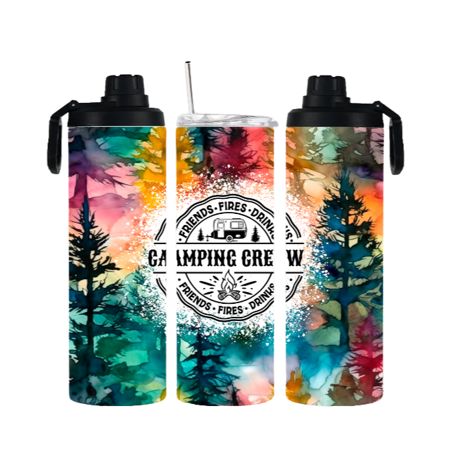 Tumbler mit Schraubverschluss "Camping" - Emmilous