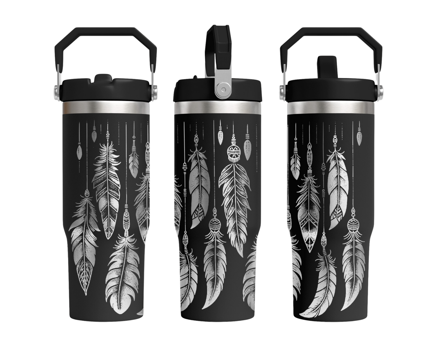 Tumbler Flip-Top "Federn"