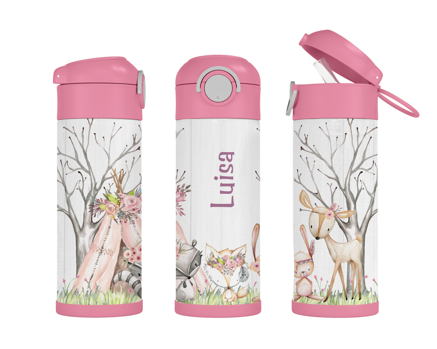 Kids-Tumbler "Waldtiere Reh"