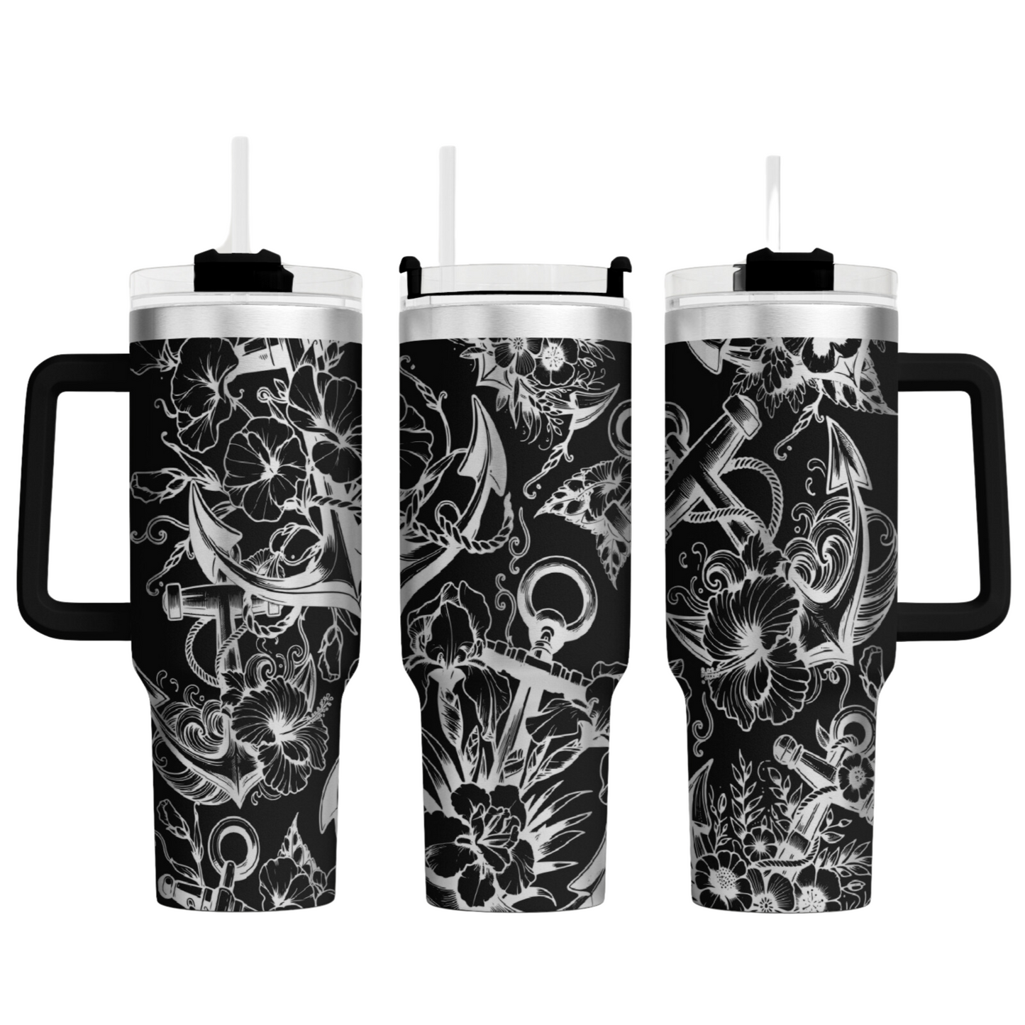 Tumbler mit Henkel "Anker"