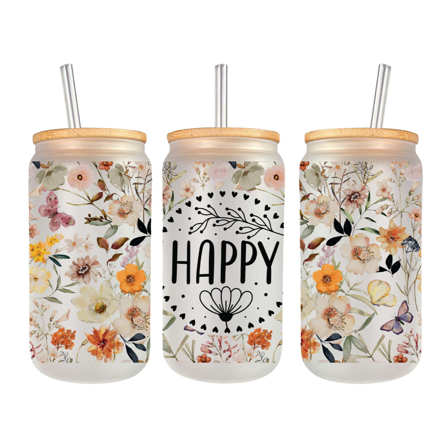 Glas "Happy"