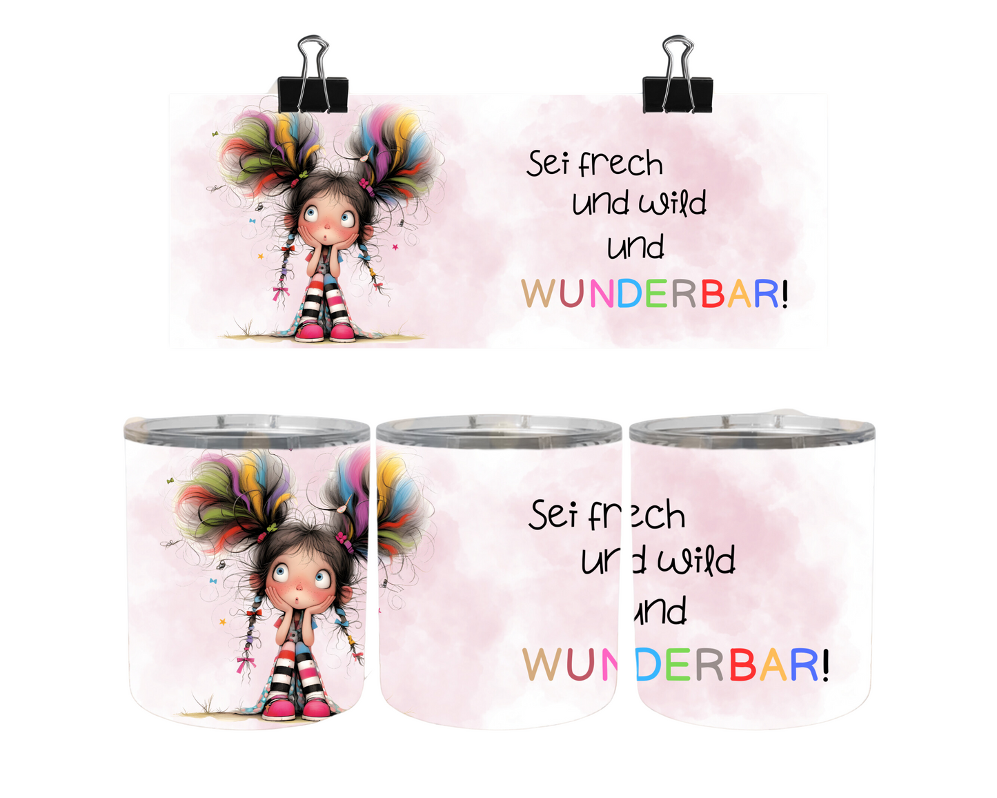 Thermo-Mug "Sei frech"
