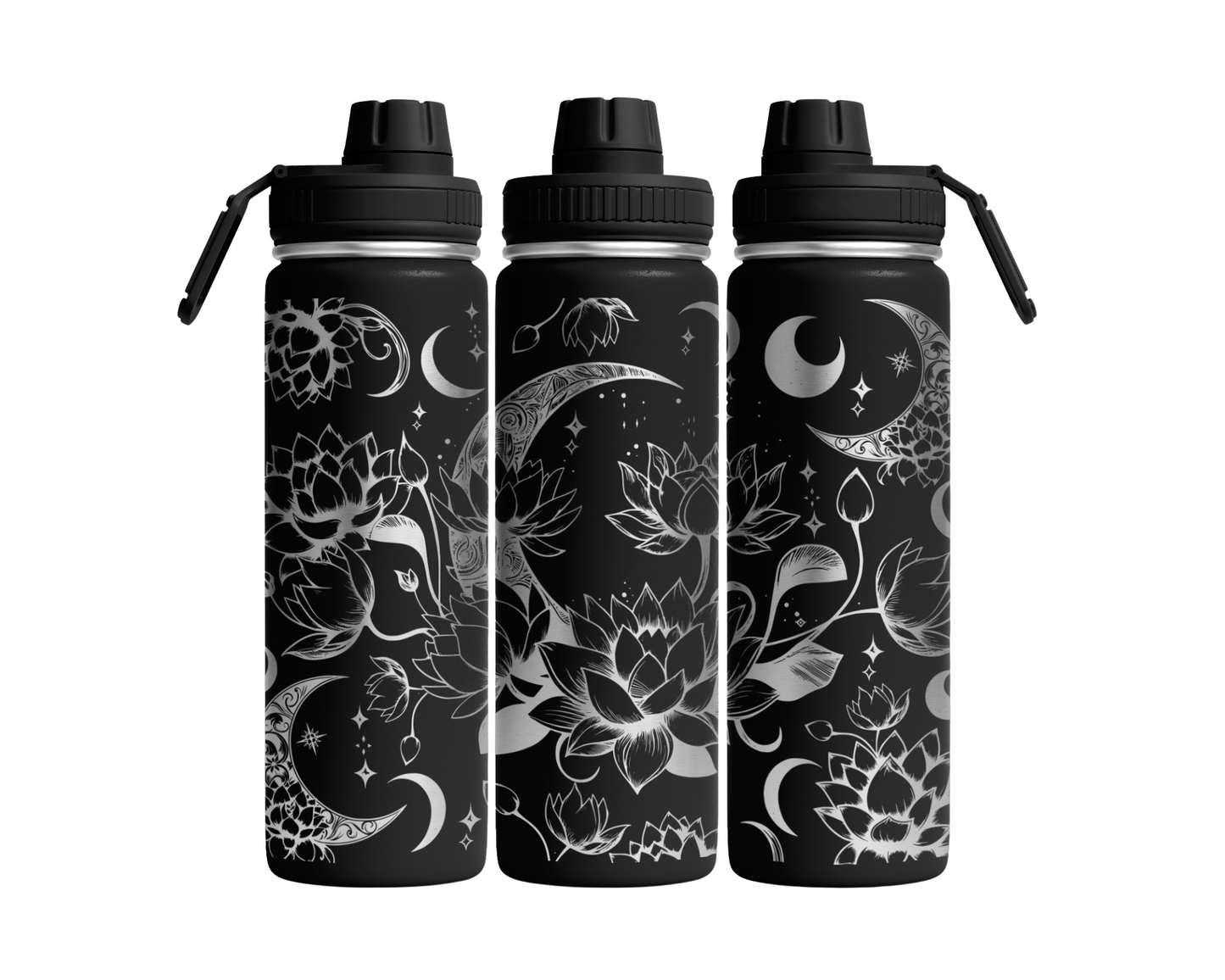 Tumbler mit Schraubverschluss "Lotus"