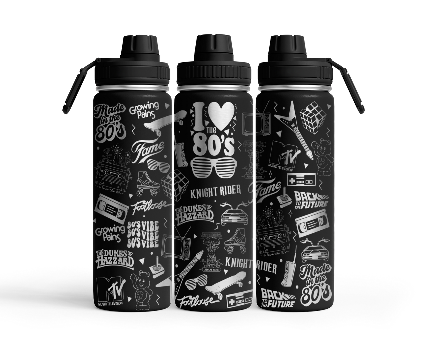 Tumbler mit Schraubverschluss (710 ml) "80er"