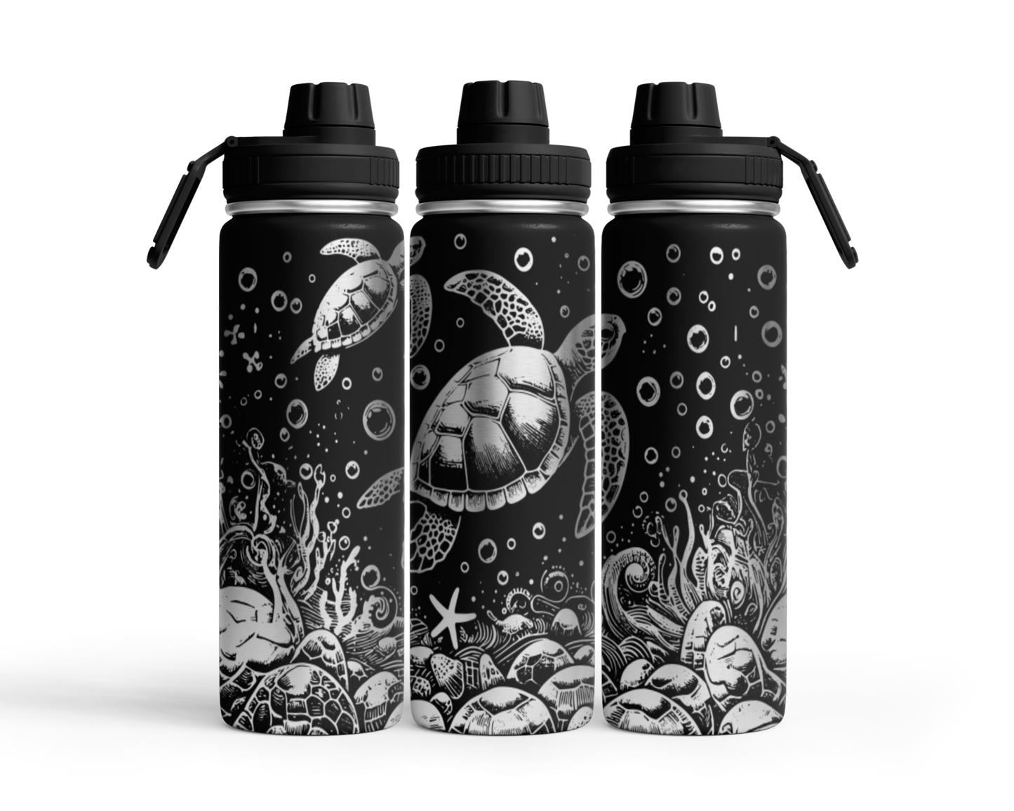 Tumbler mit Schraubverschluss (710 ml) "Schildkröte"
