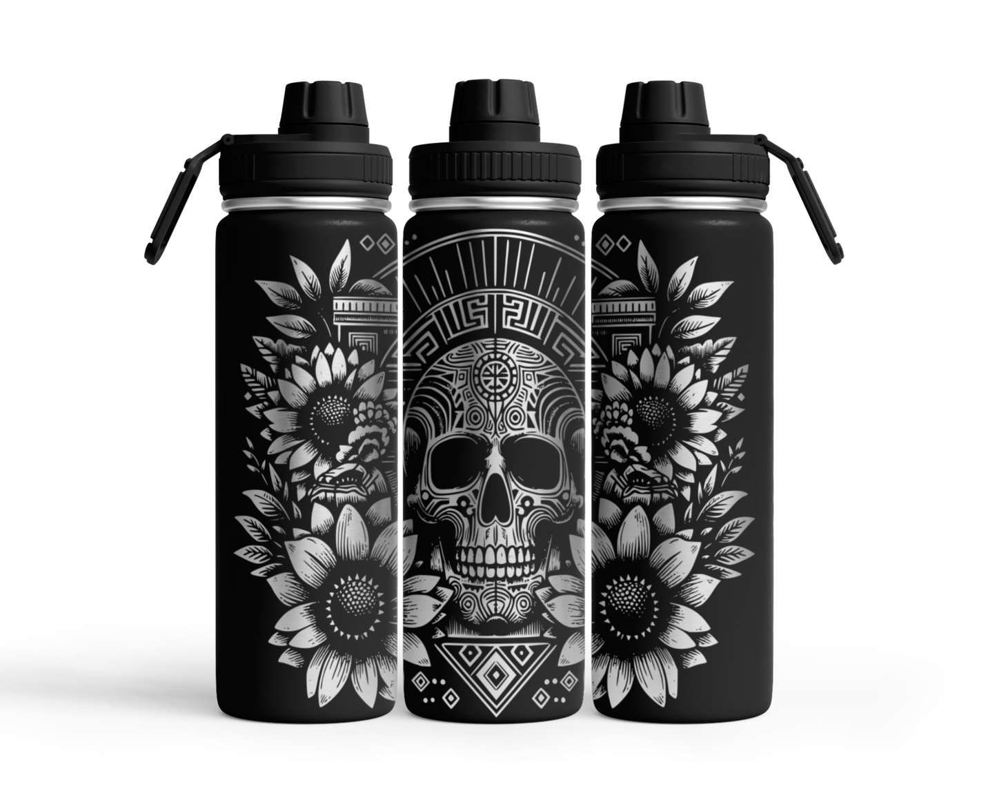Tumbler mit Schraubverschluss (710 ml) "Skull"