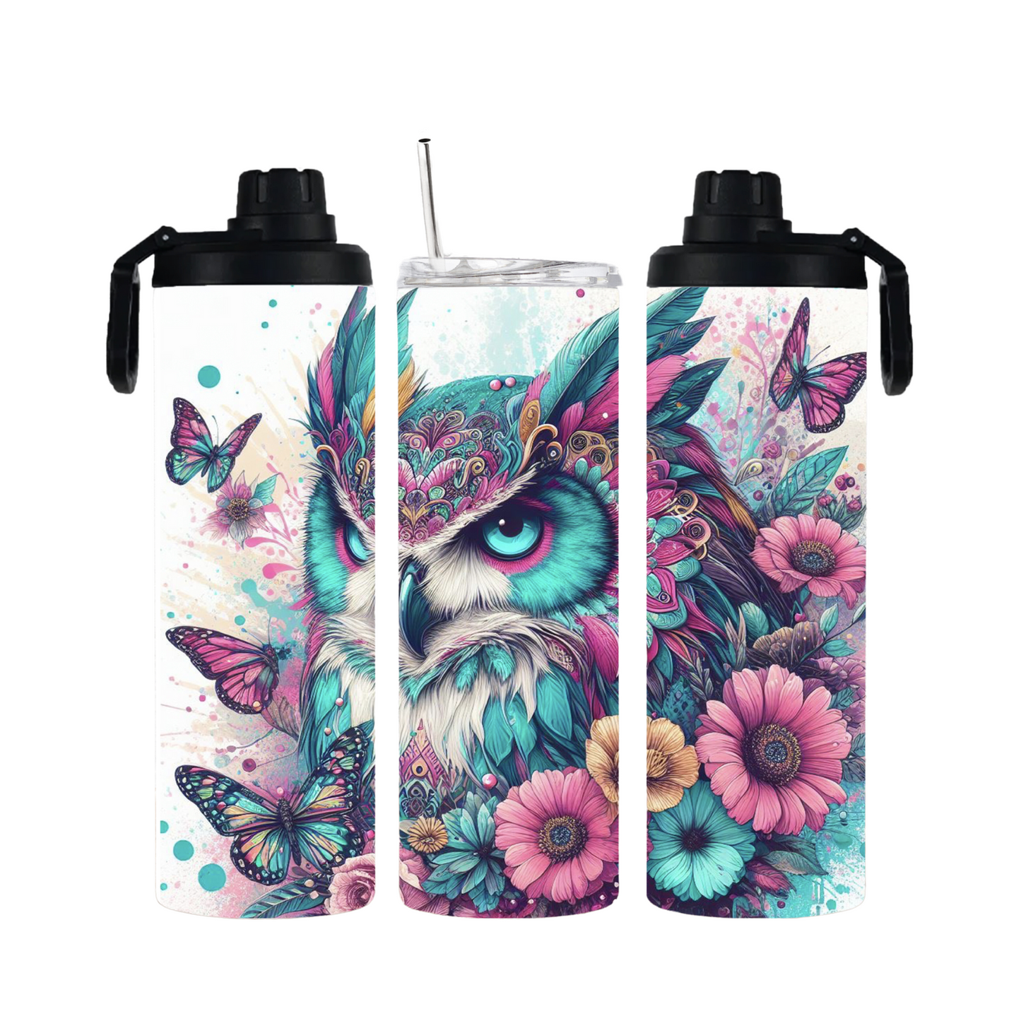 Tumbler mit Schraubverschluss "Eule" - Emmilous