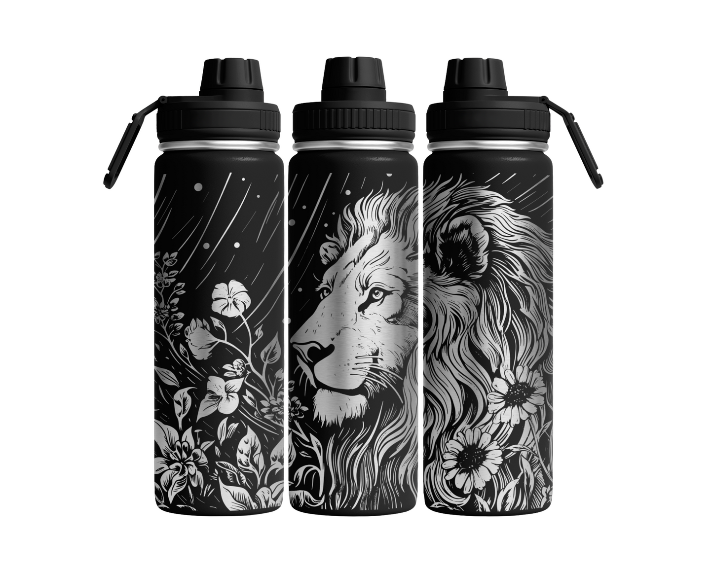 Tumbler mit Schraubverschluss "Löwe"