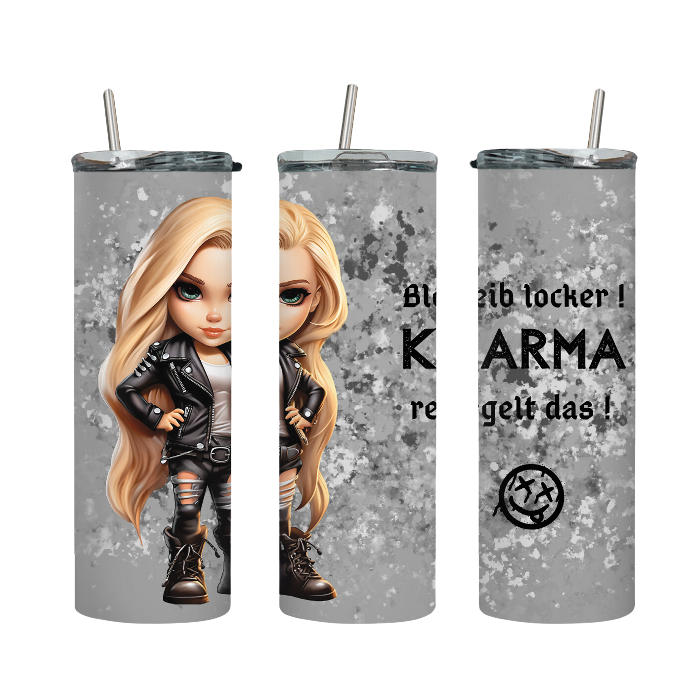 Tumbler mit Steckdeckel "Karma" - Emmilous