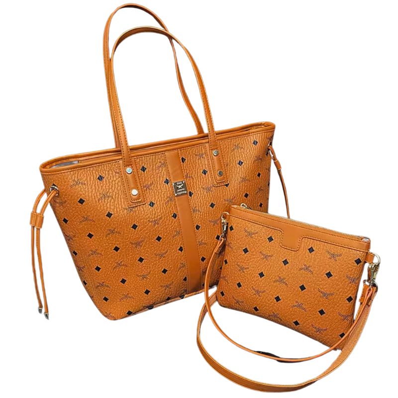 Handtasche/Schultertasche (2er Set) aus Kunstleder - Emmilous