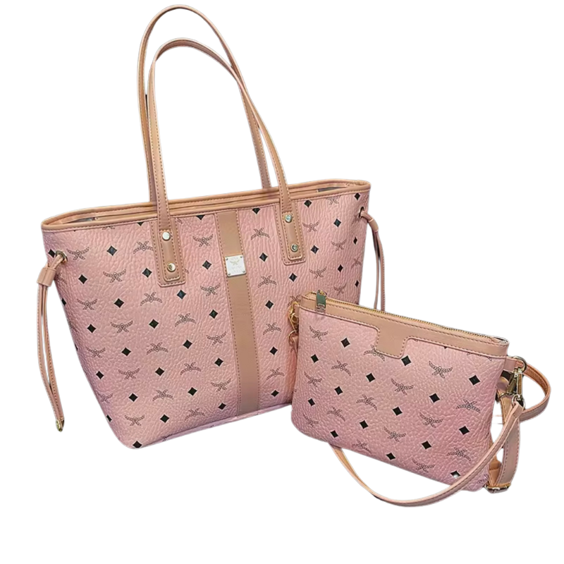 Handtasche/Schultertasche (2er Set) aus Kunstleder - Emmilous