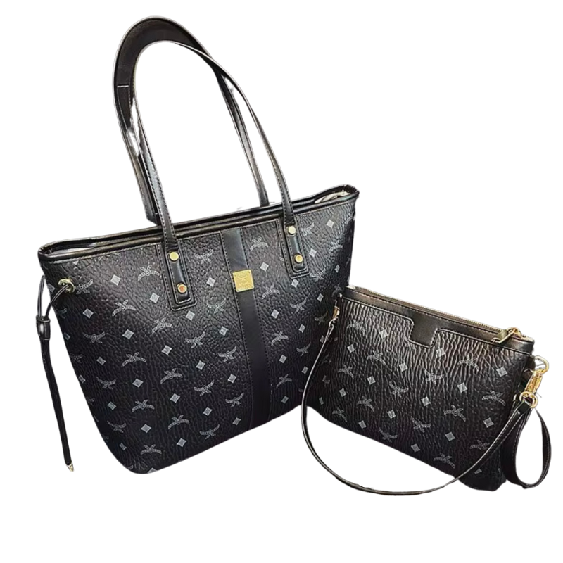 Handtasche/Schultertasche (2er Set) aus Kunstleder - Emmilous