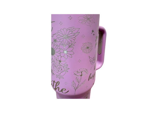 40 OZ Tumbler "Just Breathe" - Emmilous