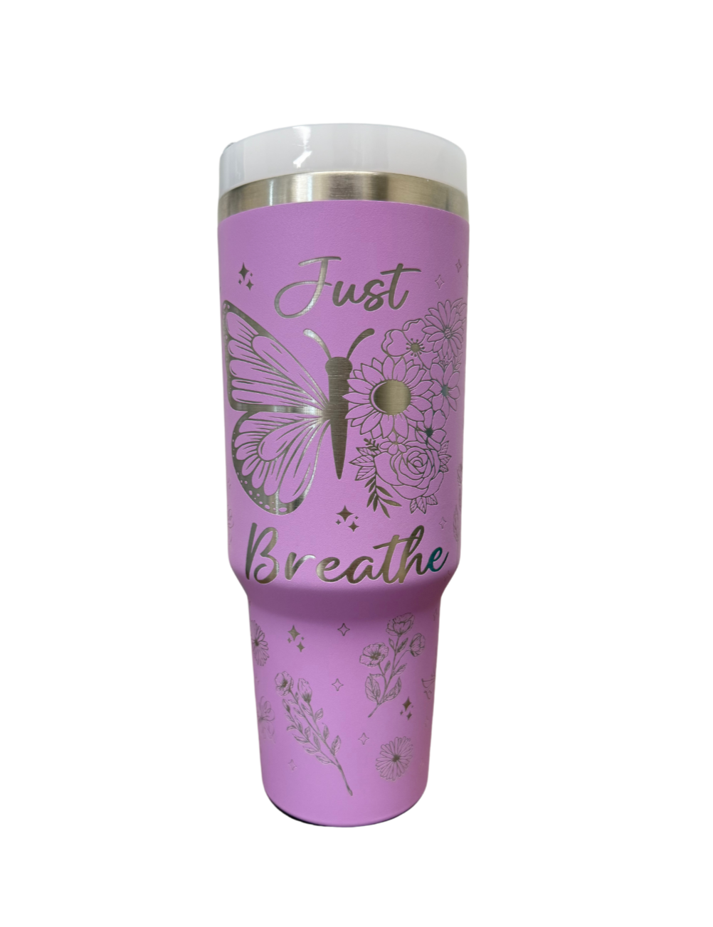 40 OZ Tumbler "Just Breathe" - Emmilous