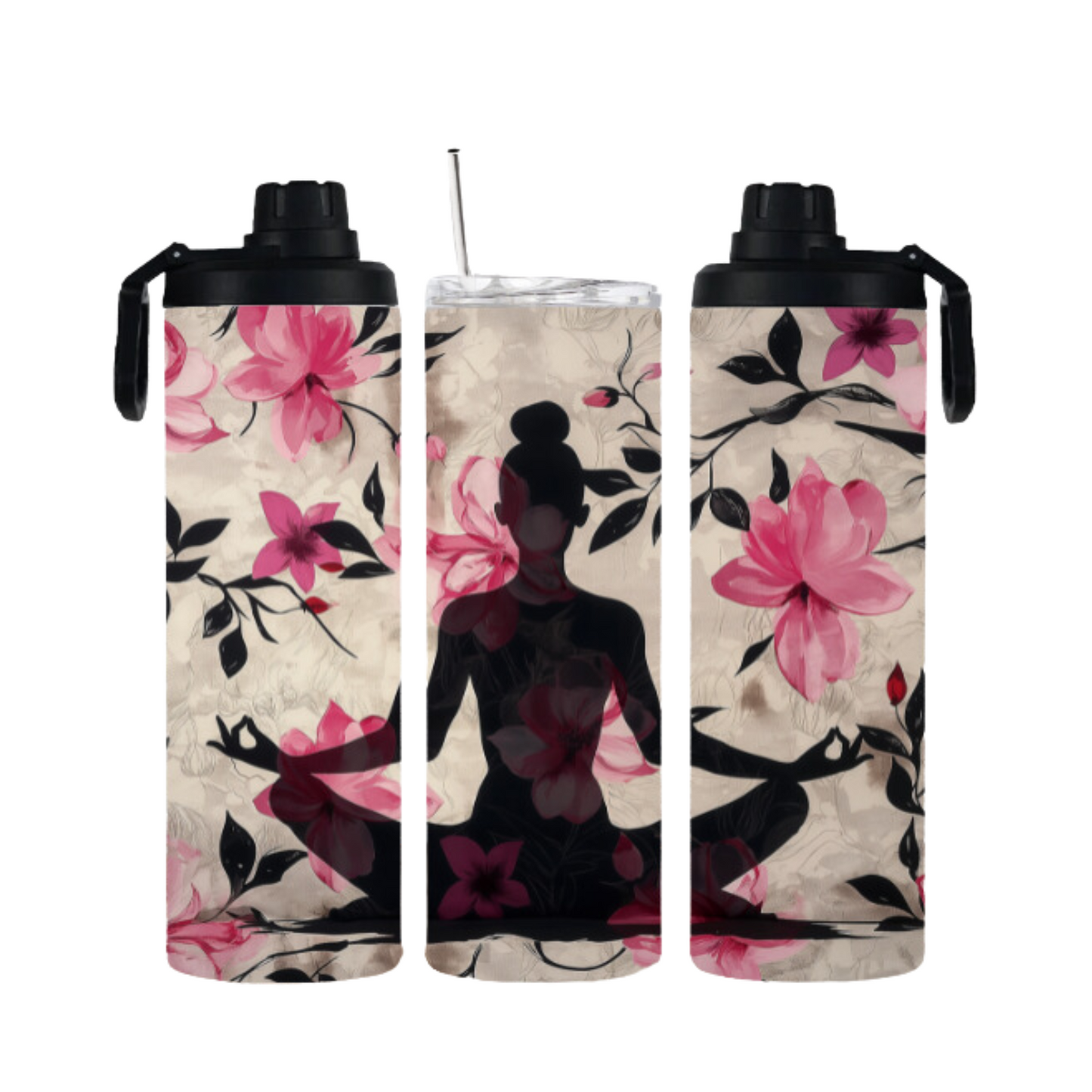 Tumbler mit Schraubverschluss "Yoga" - Emmilous
