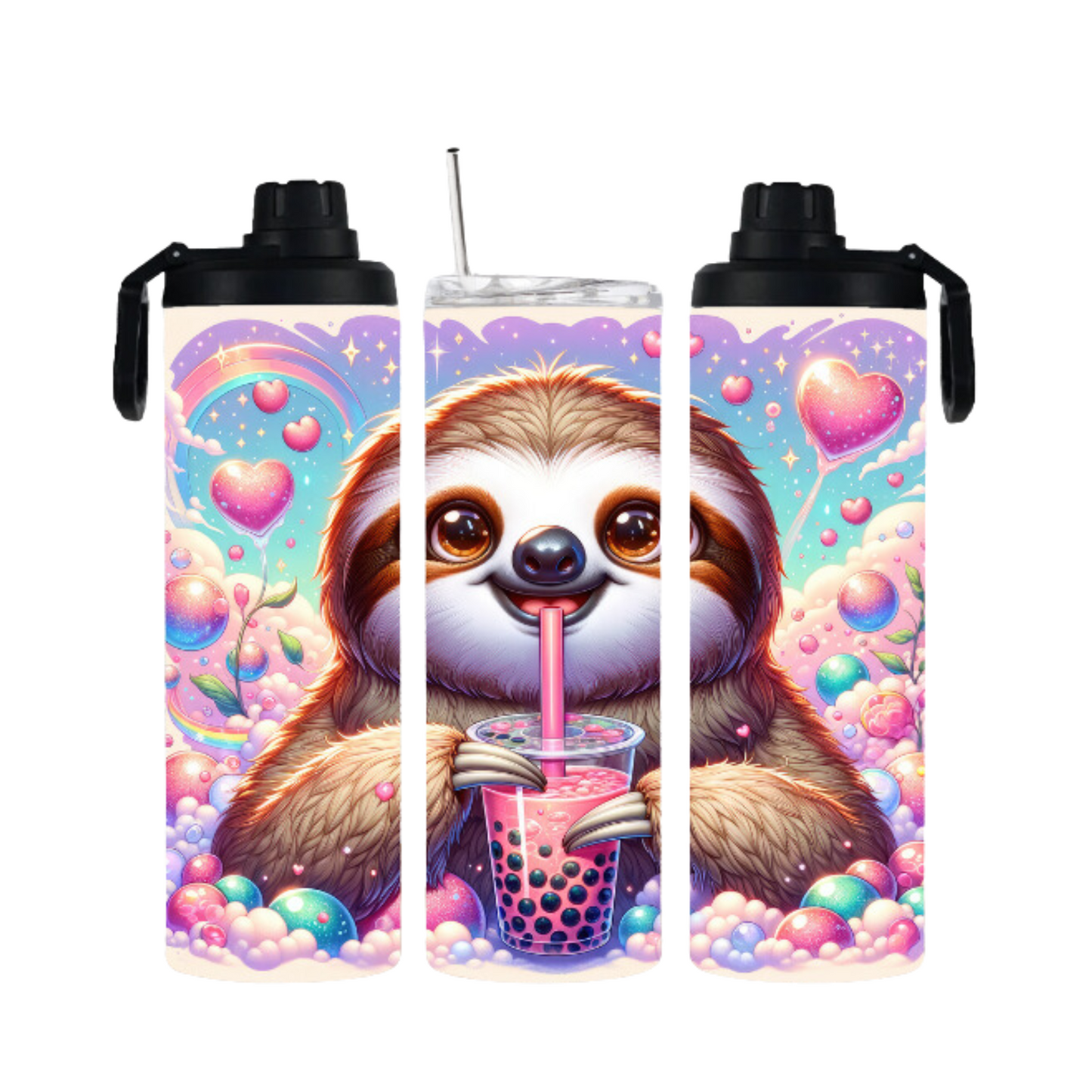 Tumbler mit Schraubverschluss "Faultier" - Emmilous