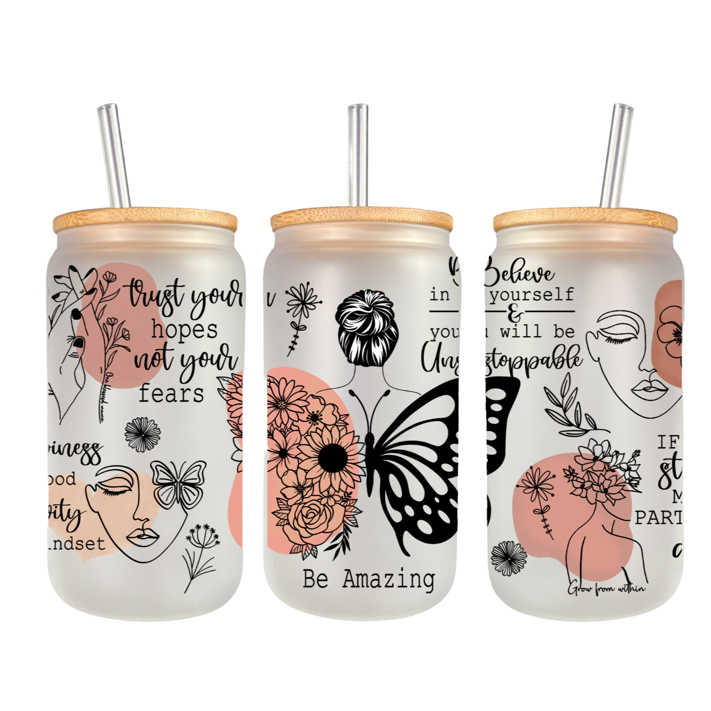 Glas "Be Amazing"