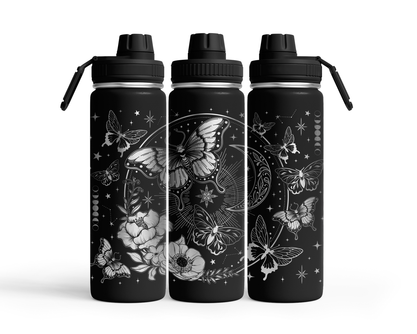 Tumbler mit Schraubverschluss "Boho Schmetterling"