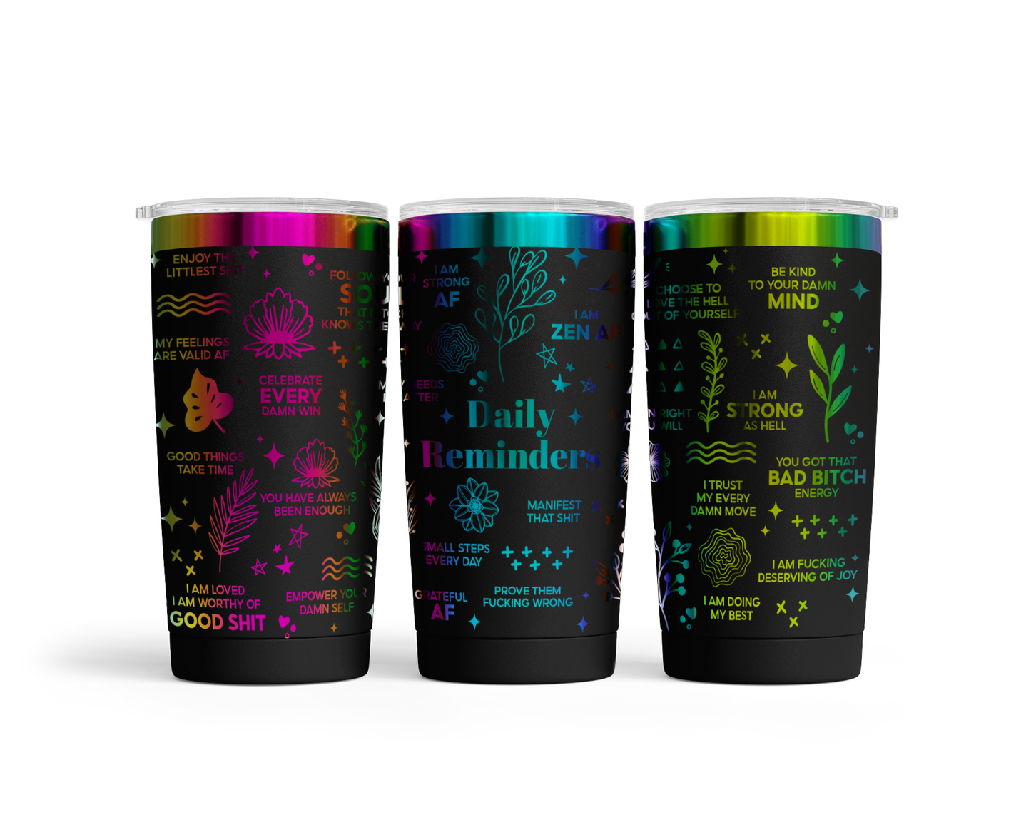 Tumbler (590ml) "Daily Reminders"
