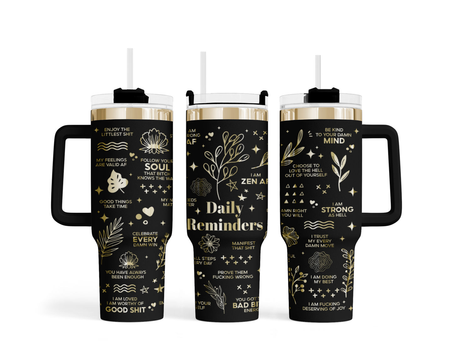 MAX-Tumbler mit Gravur "Daily Reminders"