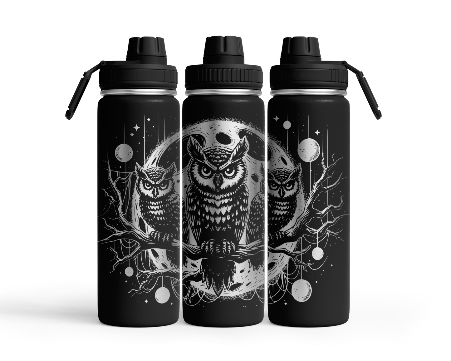 Tumbler mit Schraubverschluss "Eule"