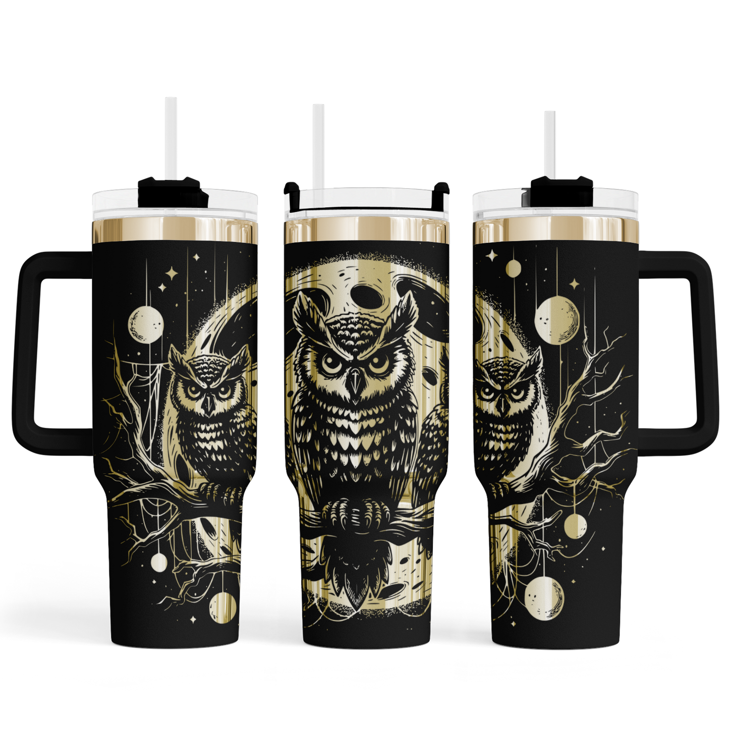 MAX-Tumbler mit Gravur "Eule"