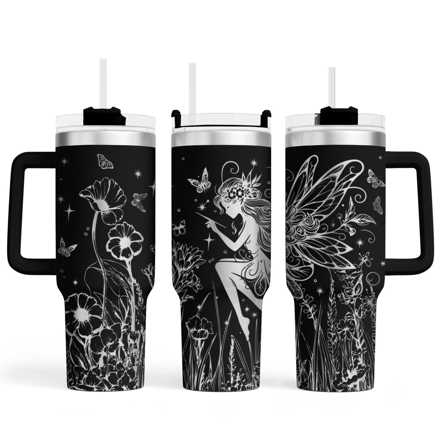 Tumbler mit Henkel "Fee"
