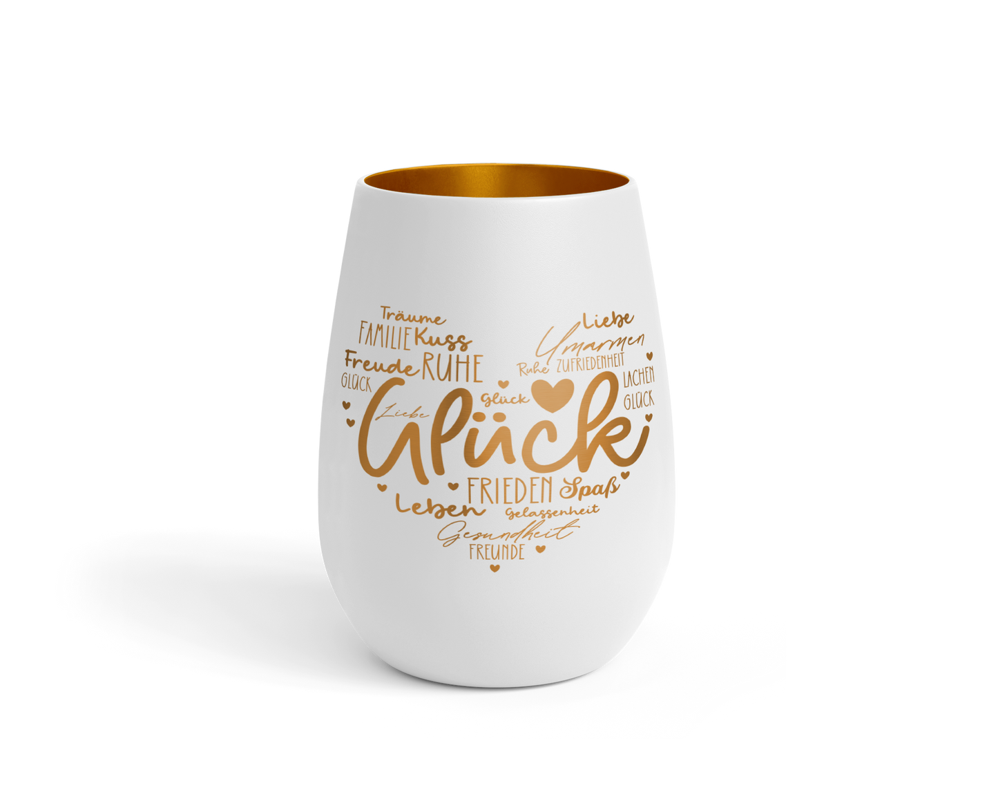 Windlicht "Glück"