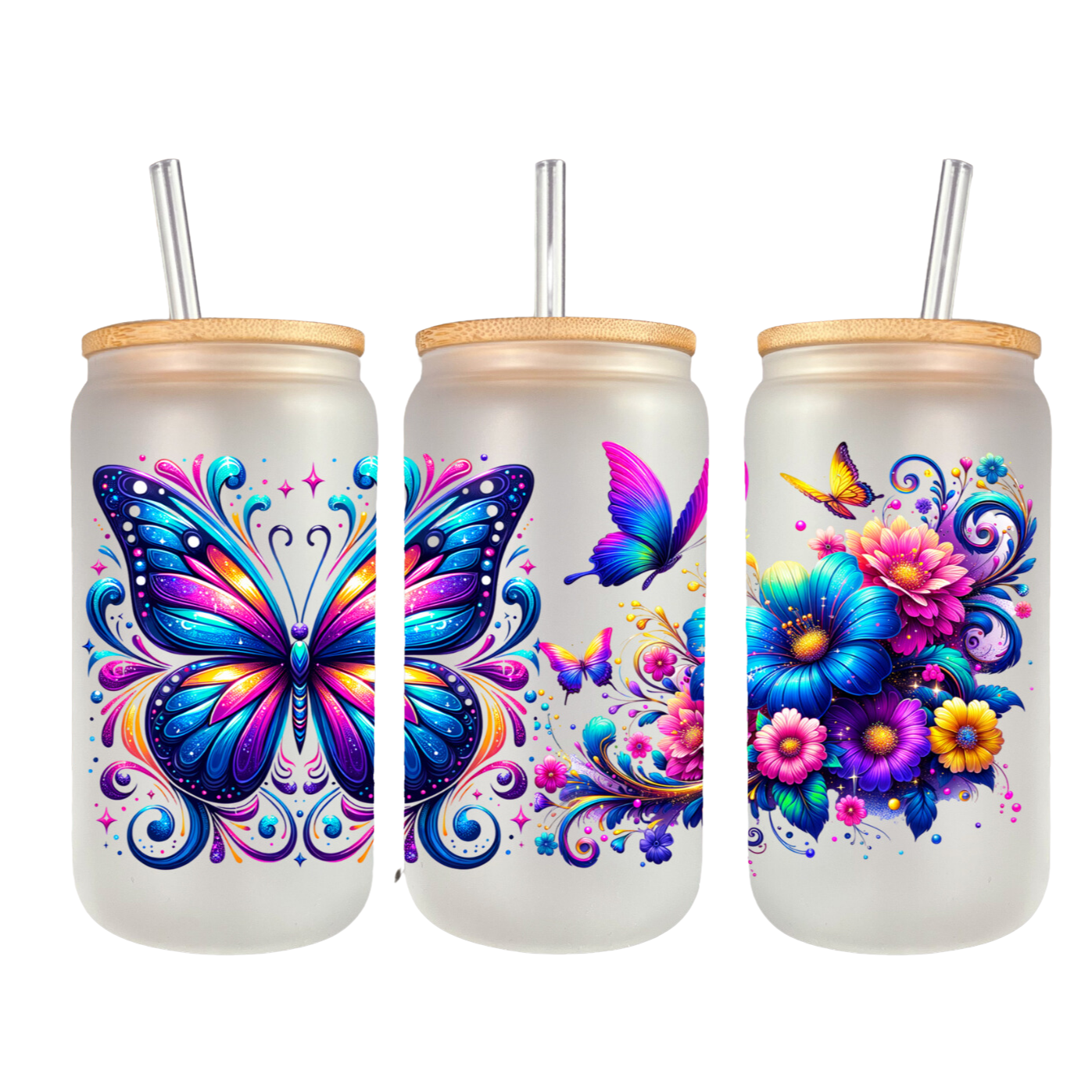 Glas "Schmetterling"