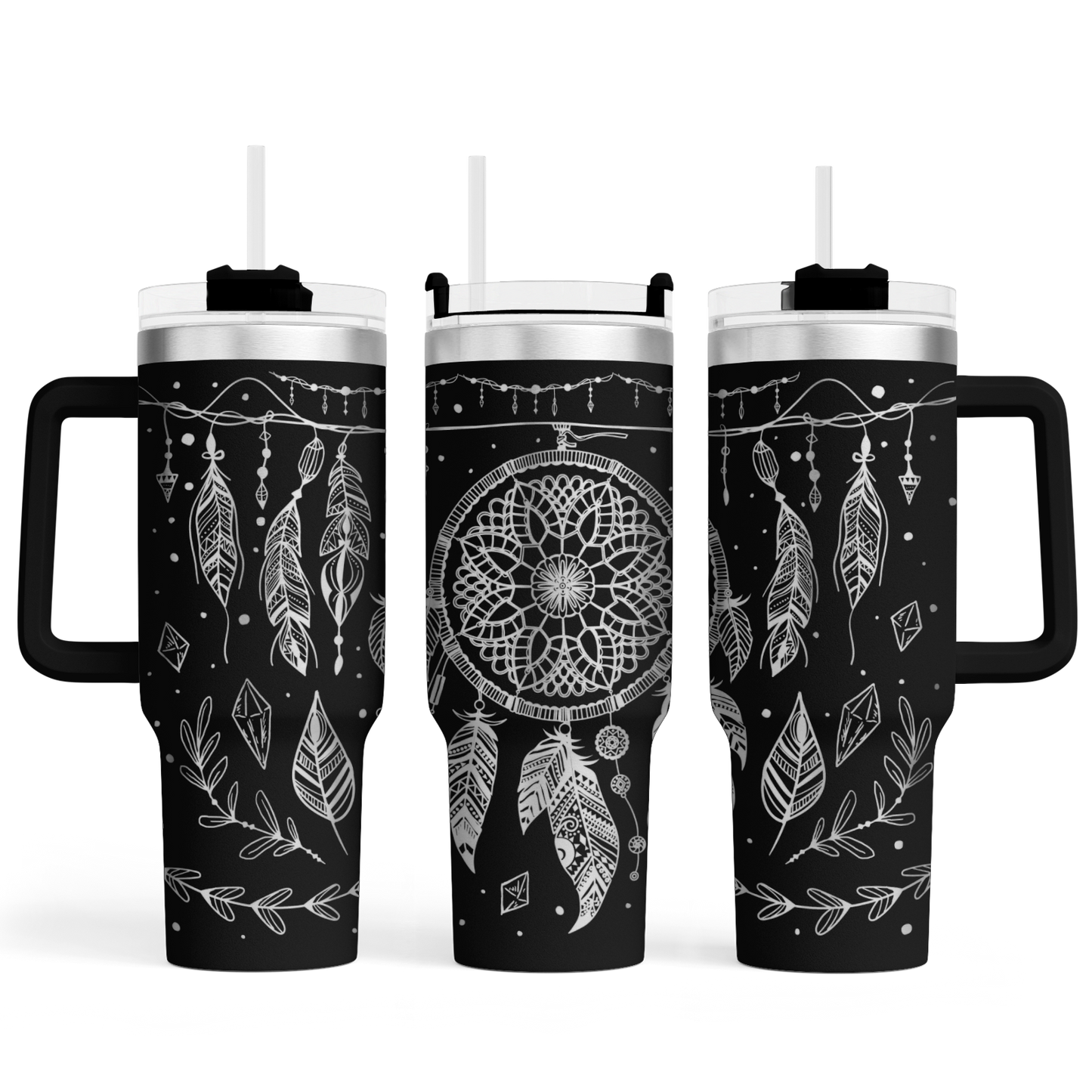 Tumbler mit Henkel "Traumfänger"