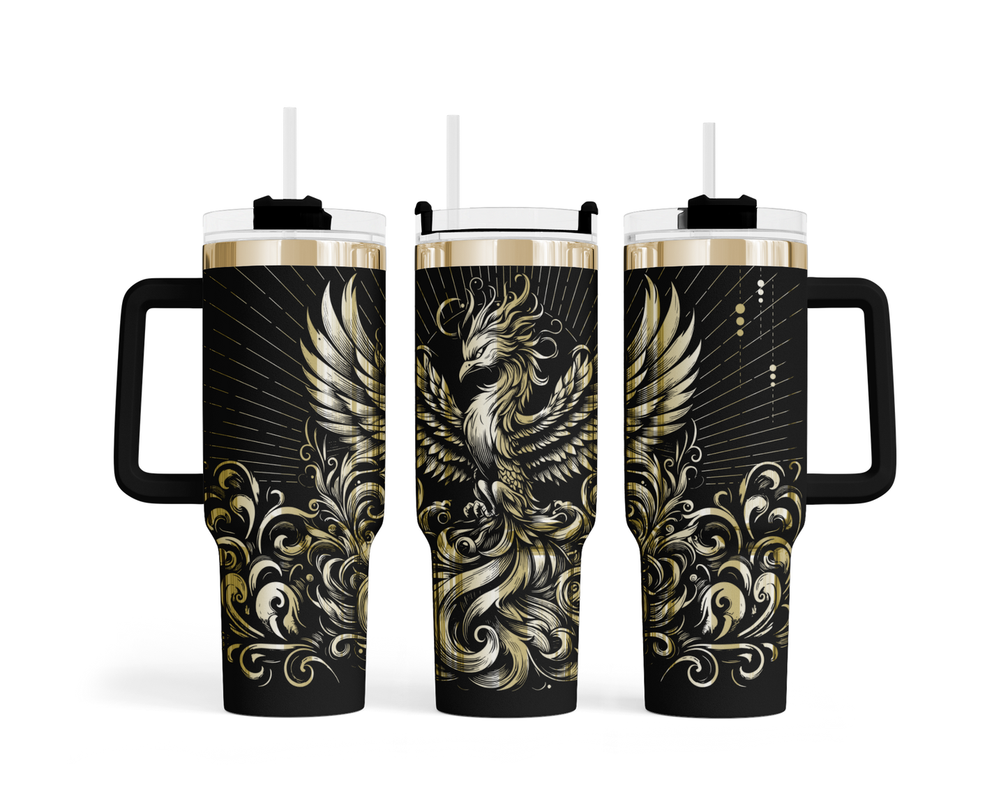 MAX-Tumbler mit Gravur "Phönix"
