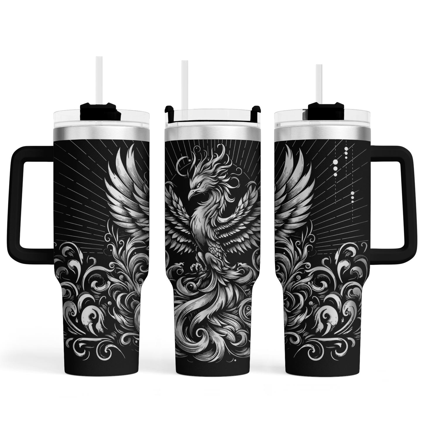 Tumbler mit Henkel "Phönix"