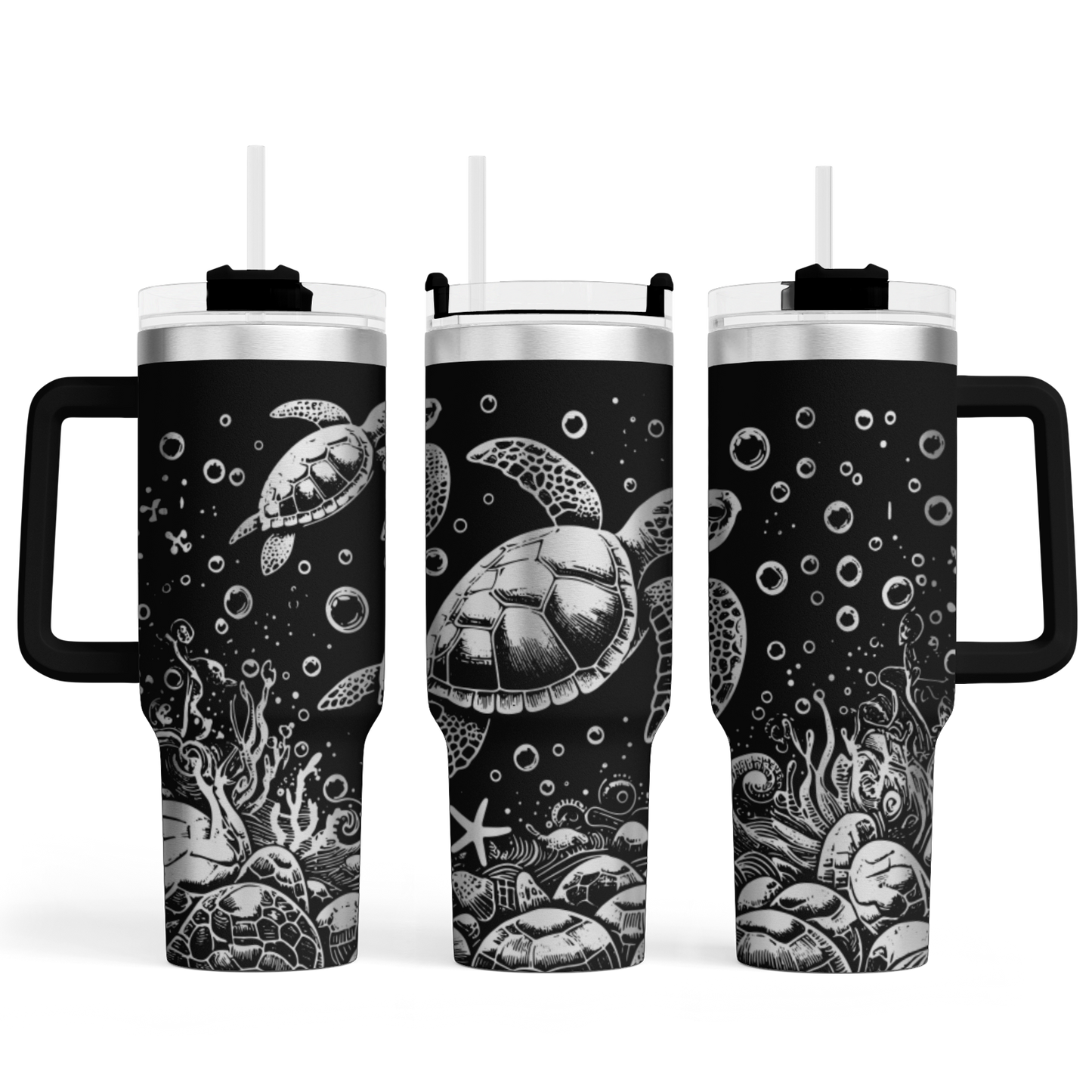MAX-Tumbler mit Gravur "Schildkröte"