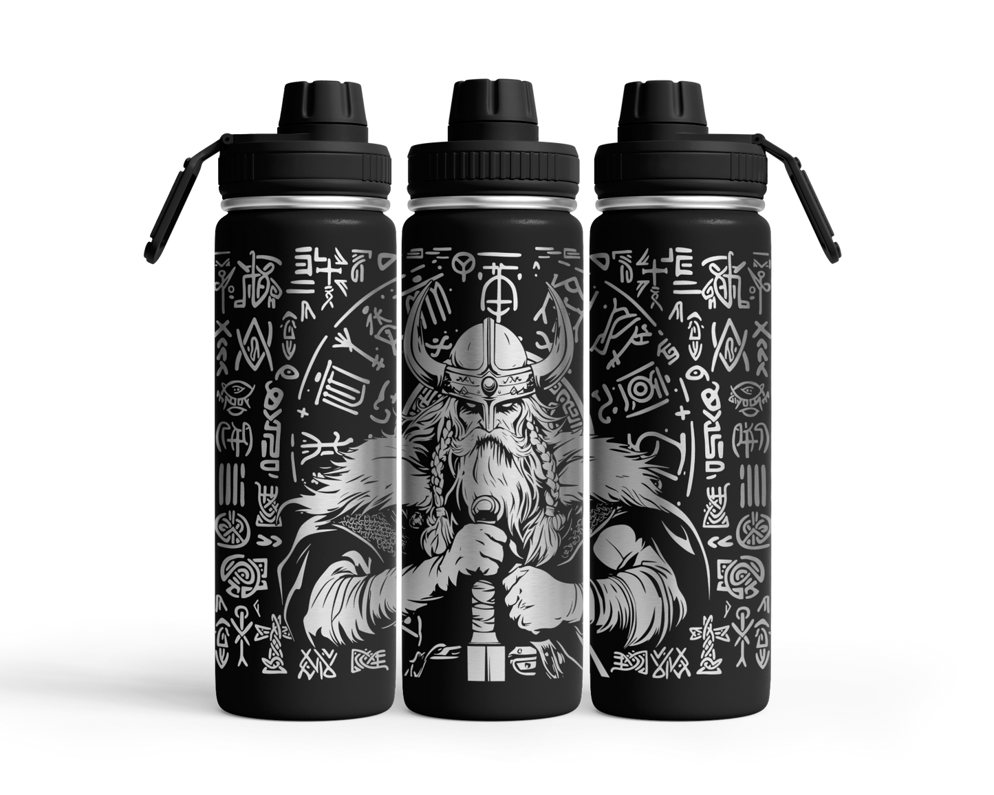 Tumbler mit Schraubverschluss "Wikinger"