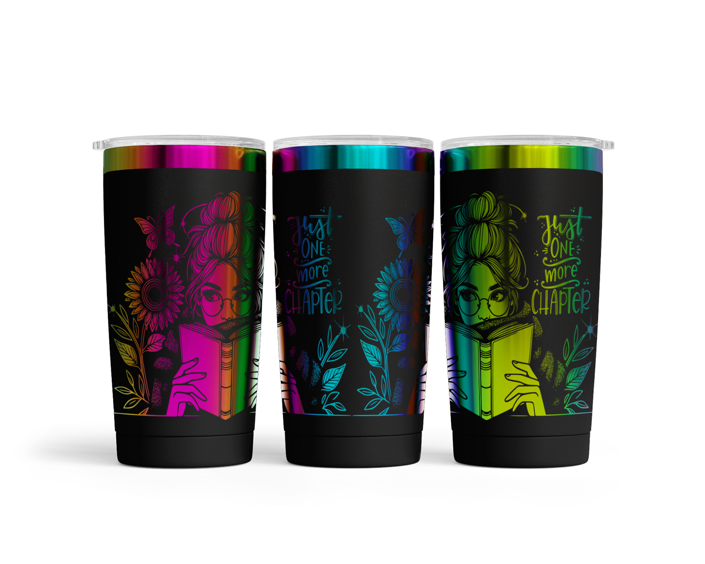 Tumbler (590ml) "Just one more Chapter"