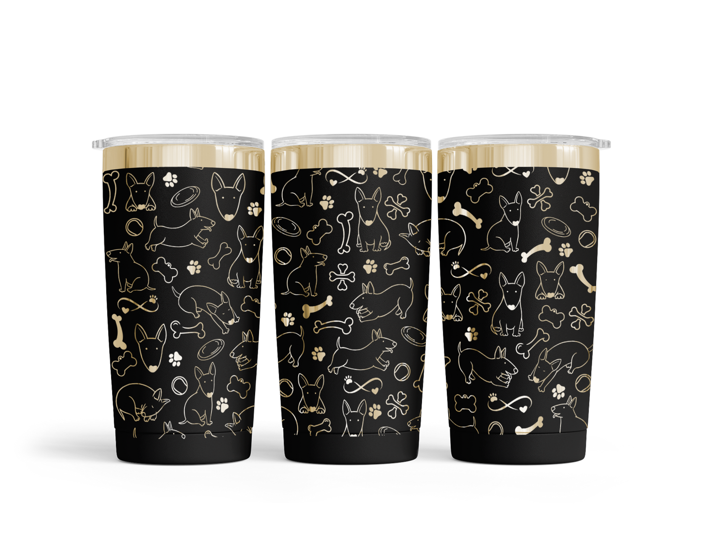 Tumbler (590ml) "Bullterrier"