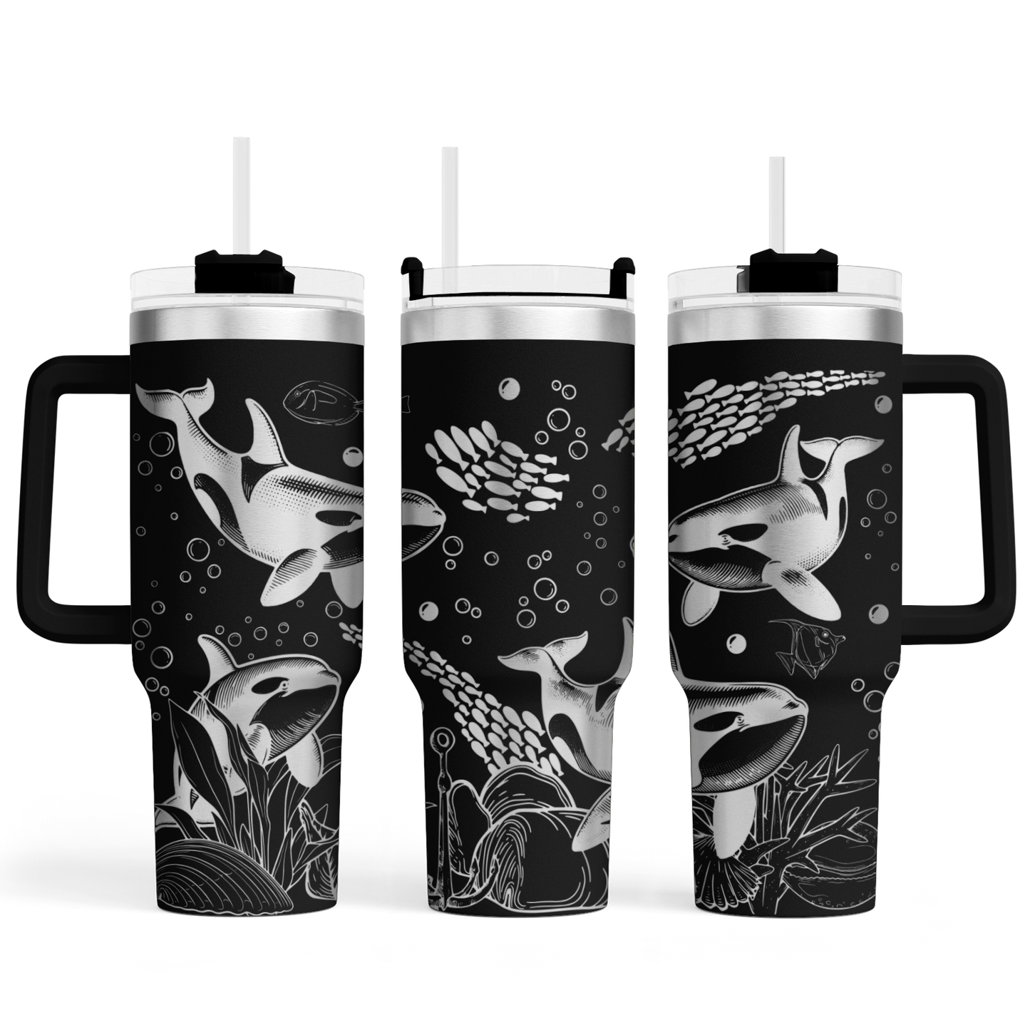 Tumbler mit Henkel "Orka"