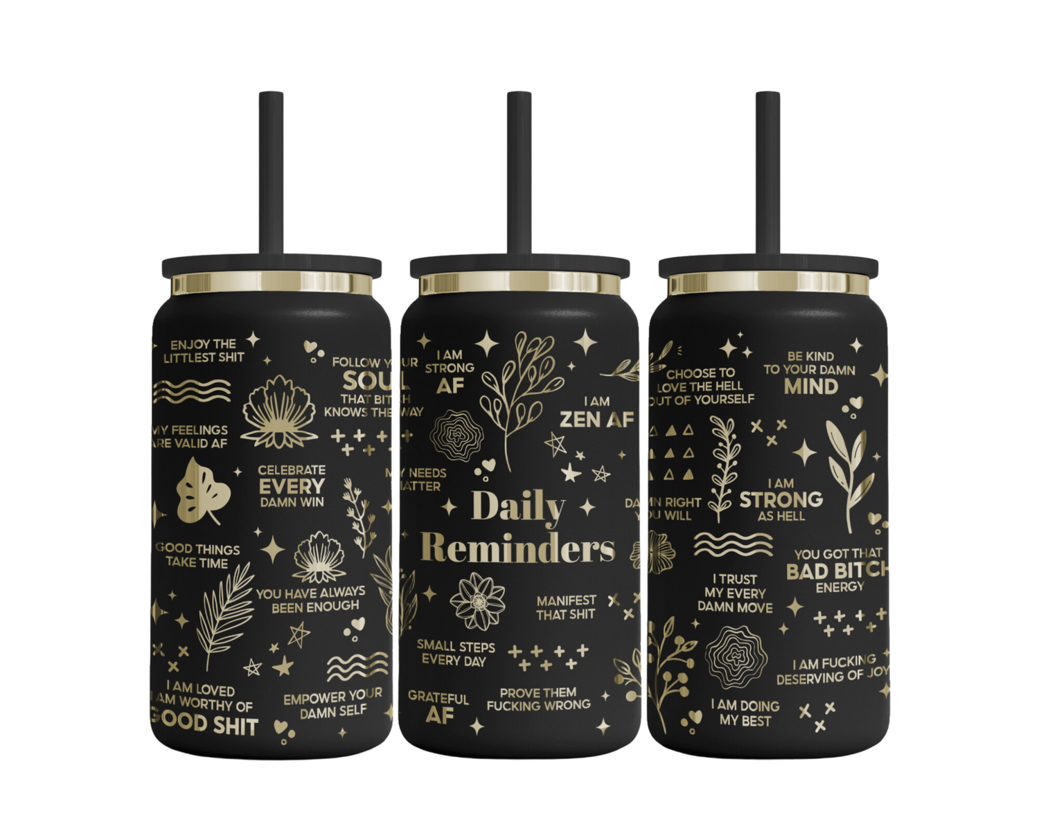 Tumbler mit Strohalm (470ml) für Gravur