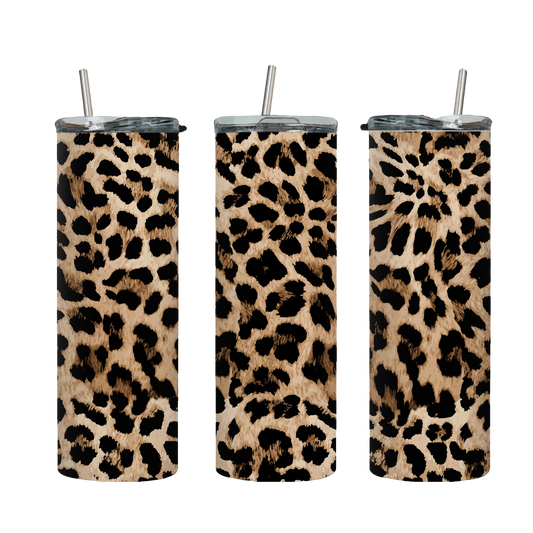 Tumbler mit Steckdeckel "Leoprint" - Emmilous