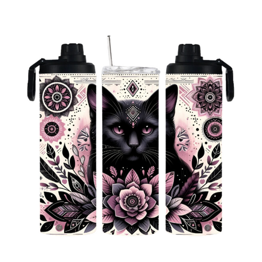 Tumbler mit Schraubverschluss "Katze" - Emmilous