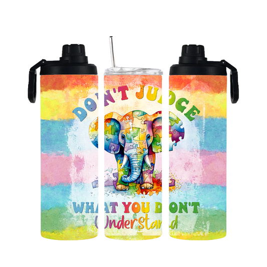Tumbler mit Schraubverschluss "Don´t judge" - Emmilous