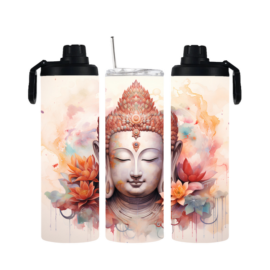 Tumbler mit Schraubverschluss "Buddha" - Emmilous