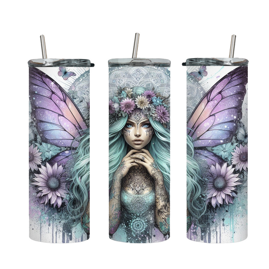 Tumbler mit Steckdeckel "Fee" - Emmilous