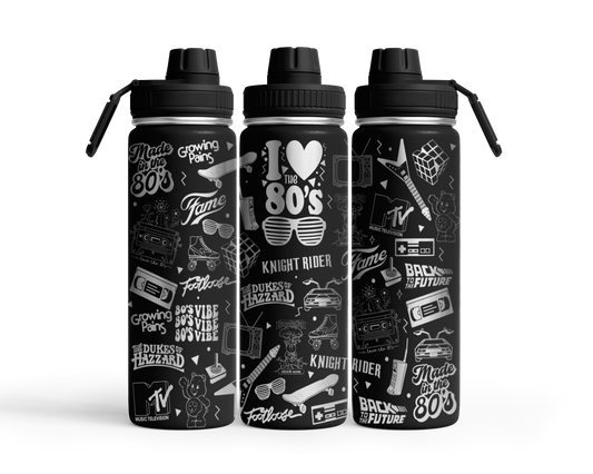 Tumbler mit Schraubverschluss (710 ml) "80er"