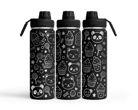 Tumbler mit Schraubverschluss (710 ml)  "Cartoon"
