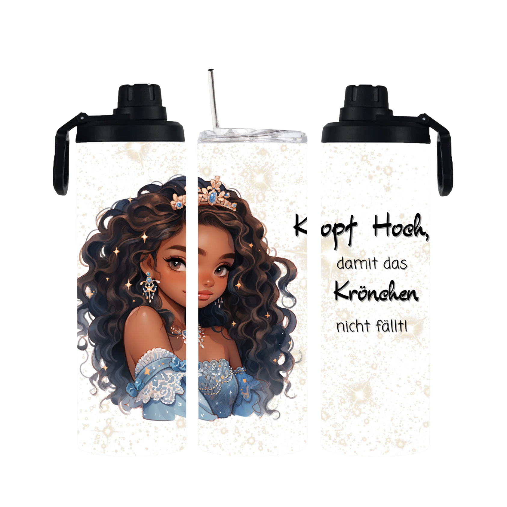 Tumbler mit Schraubverschluss "Prinzessin" - Emmilous